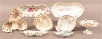 Grouping of Porcelain Dishes. Various makers.