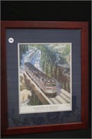 Amtrak Train Framed Print