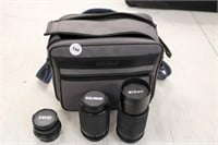 Camera Lenses and Bag