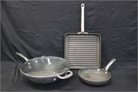Skillets and griddle pan