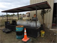 RECYCLE OIL TANK AND ENCLOSURE 500 GALLON