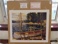 THE CANOE PRINT BY TOM THOMSON