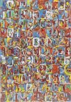 AFTER JASPER JOHNS (B.1930) EXHIBITION POSTER