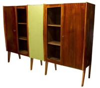 ITALIAN MID-CENTURY MODERN TEAK BOOKCASE