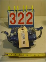 British Teapot - Blue Flower Pattern