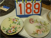 Collectable Floral Plates - as shown
