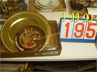 Collection - Gold and Plastic Plates -  Mixed Box