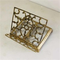 brass book holder