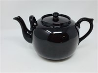 large brown ceramic teapot