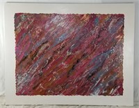 Conforti? Pastel Abstract Original Painting Acryli