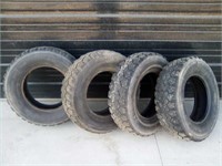 A set of four Steel Radial GTR snow tires!
