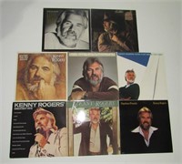 (Qty - 8) Kenny Rogers Records-