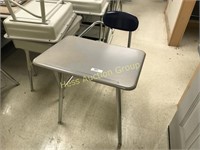 10 Student Desks with attached chairs