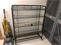 5 Shelf Wire Shelf on Casters