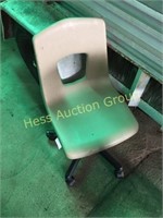 Adjustable classroom Chairs on Casters