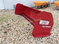 Western Pile Driver- Snow Pusher Attachment