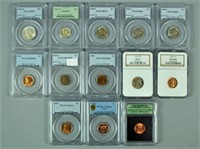 (10) PCGS & NGC GRADED US COINS