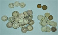 (28) PIECE US BARBER SILVER COIN GROUP