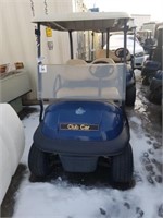 T4024 ELECTRIC GOLF CART. SOLD AS IS + CHARGER
