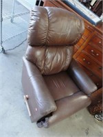 Leather La Z Boy Recliner Chair