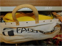 CANVAS BAG WITH STRAPS AND ROPE