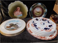 VINTAGE AMBERCROMBIE & FITCH CO PHEASANT PLATES