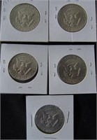 5 Pc. US Half Dollar 1980 / 81 / 83 / 84 / 85