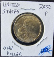 USD Sacagawea ( Golden Dollar) $1 Coin 2000p