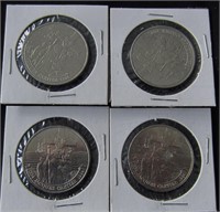 4 Pc. CAD Jacques Cartier 1984 $ 1 Coins