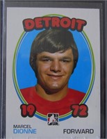 1972 Marcel Dionne Detroit Rookie Hockey Card