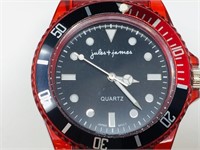 Jules & James quartz wrist watch