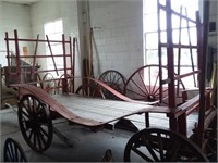 Hay Wagon with Bentwood Fenders