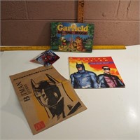 Batman, Spiderman, & Garfield Items