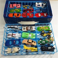 Hot wheels, Match Box Cars, and Vintage Case