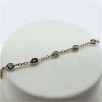 $3200 14K Rare Alexandrite Bracelet