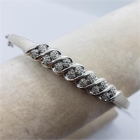 $1200 S/Sil 98 Diamond Bracelet