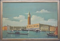 Cipriani Venetian Canal Scene O/C