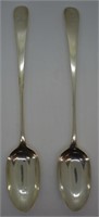 Pair of Sterling Silver Serving Spoons