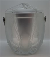 Original Signed Lalique Rhodes Ice Bucket