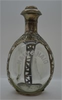 Sterling Silver Haig & Haig Pinched Whiskey Bottle