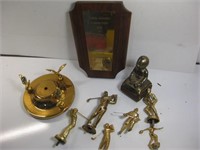 ANDY BATHGATE Misc. Metal Trophy Parts