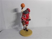 12 inch basketball player Santa decor