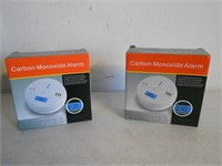 2 count brand new carbon monoxide alarm