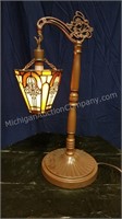Art Glass Lantern Style Table Lamp