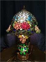 Multi Color Art Glass Table Lamp