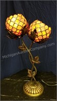 Pineapple Art Glass Table Lamp