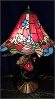 Multi Colored Art Glass Table Lamp