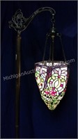 Art Glass Pedestal Lamp