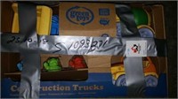 Toddlers construction trucks toy set