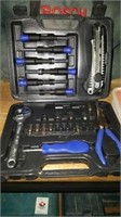 Tool set in a case